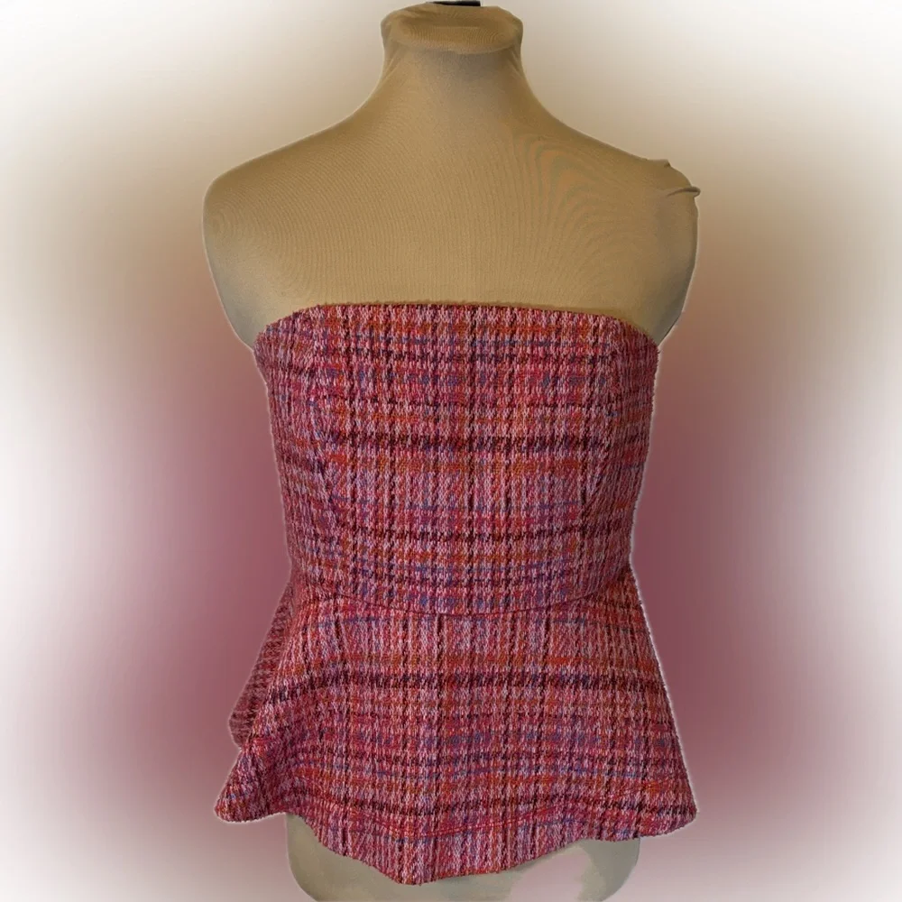 Maeve Anthropologie Shannon Peplum Sleeveless Top - Picture 1 of 6